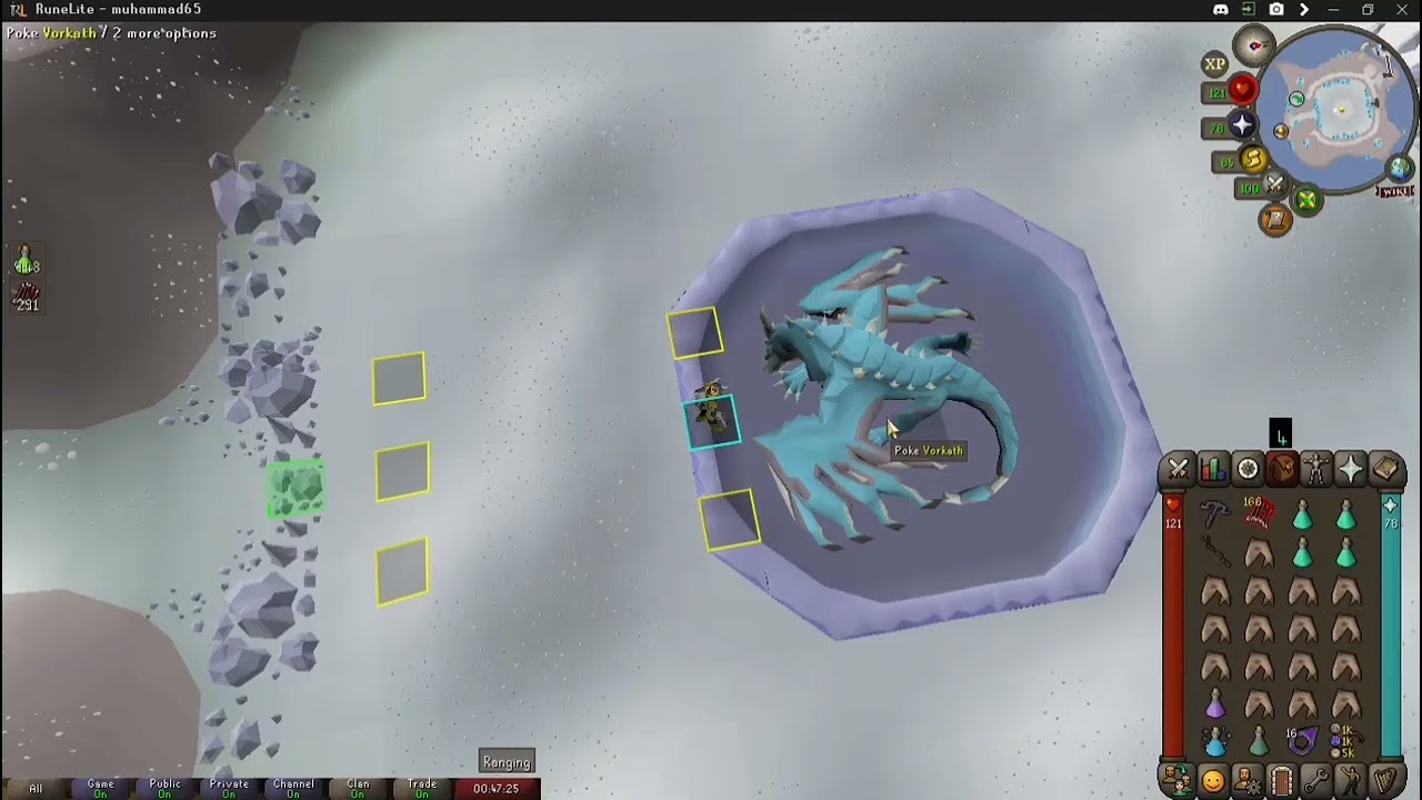 complete vorkath kill with ZCB and DHCB