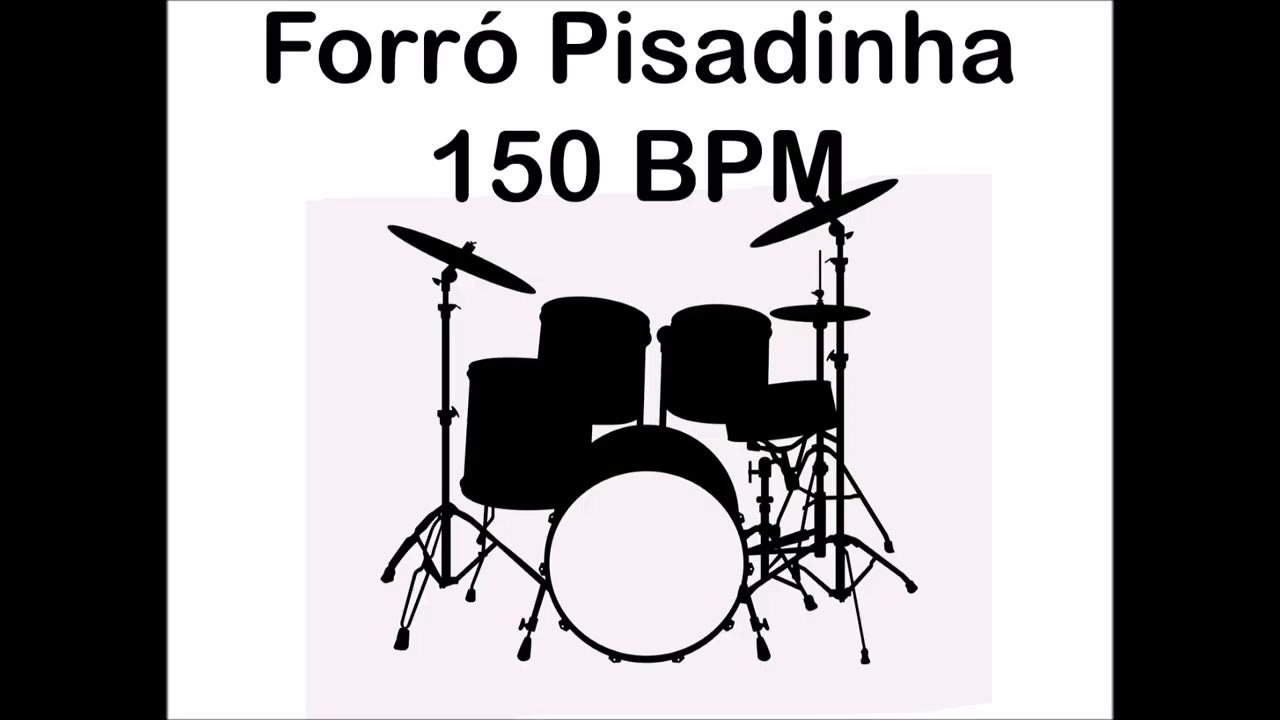 BATERIA Acompanhamento - Loop - DRUM - Backing Track - Forró Pisadinha 150 BPM