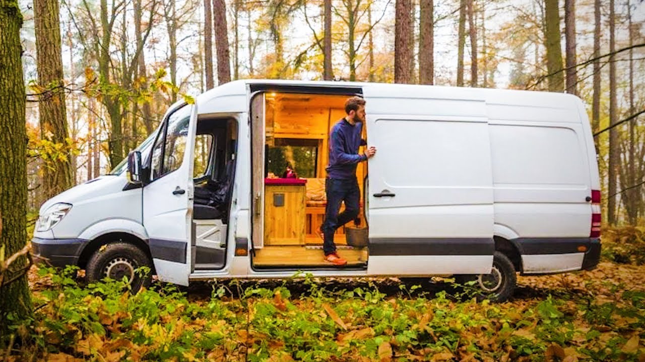 SKI CHALET on WHEELS  |  Van Conversion Built for WINTER Seasons! ❄️