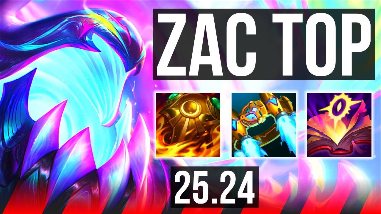 ZAC vs AMBESSA (TOP) | 34K damage | KR Master | 25.24