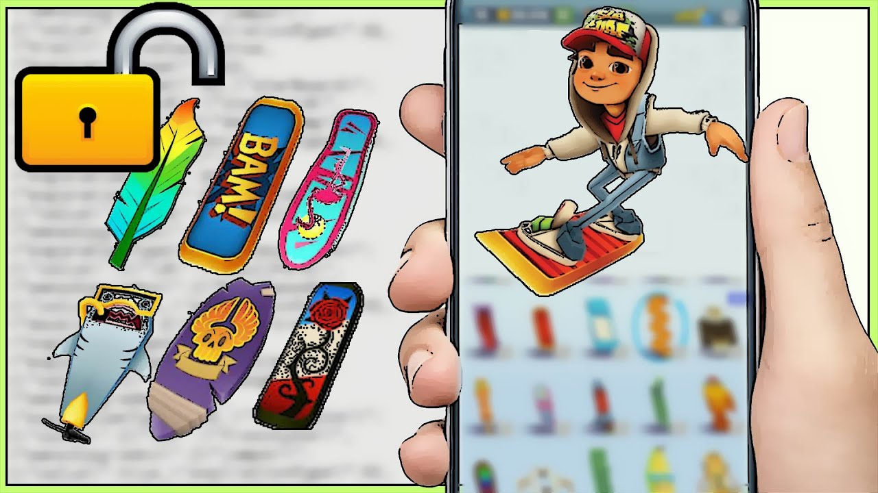 Como Ter Todas as Pranchas no Subway Surfers