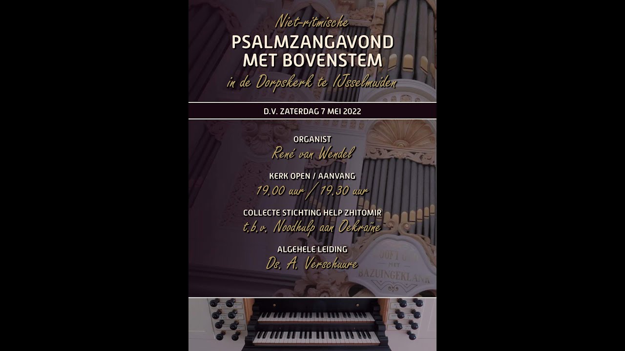 Massale samenzang | Psalm 75 met bovenstem | vanuit Hasselt