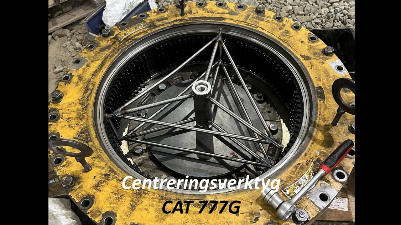 Tillverkar ett centreringsverktyg för CAT våtlamellbroms