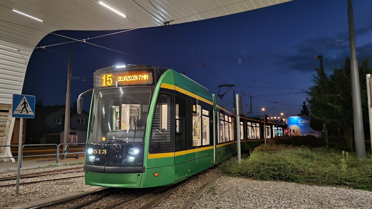 MPK Poznań - 🚊15 🔀 (Kabina) | Siemens Combino #513 