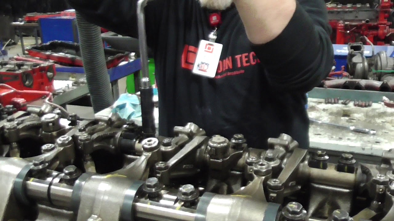 ISX engine assembly pt 8