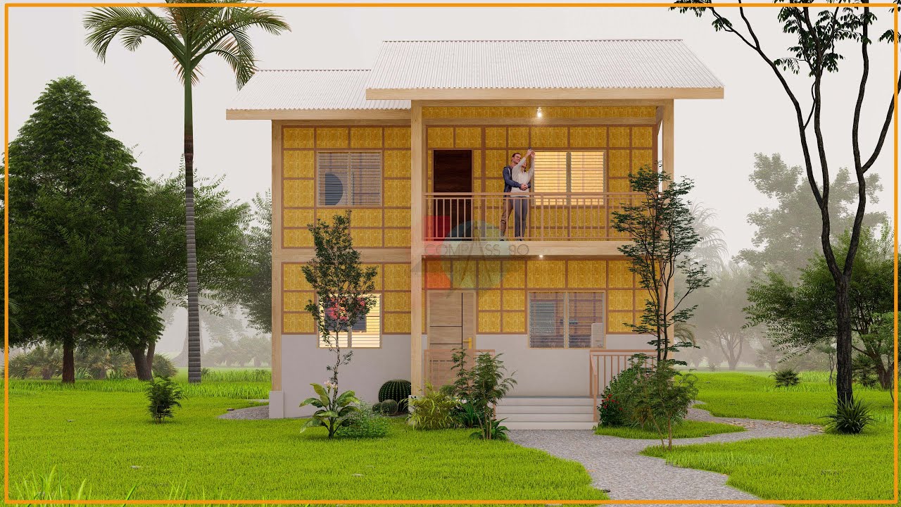 REQUEST #89 | 4 BEDROOM 2 STOREY HALF AMAKAN | SIMPLE HOUSE DESIGN