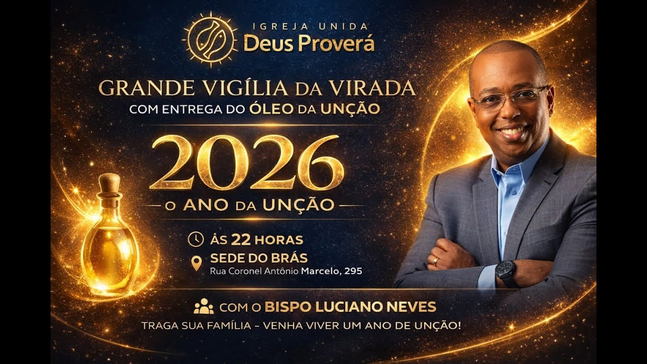 IUDP - ESTAMOS AO VIVO  AGORA - BISPO LUCIANO NEVES