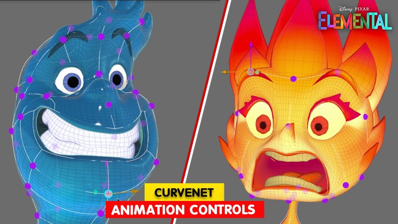 Shaping the Elements: Curvenet Animation Controls in Pixar&rsquo;s Elemental | 3D Animation Internships