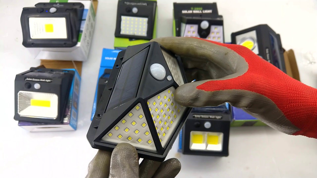 Светильники от солнечных панелей, обзор, проверка, какой лучше.