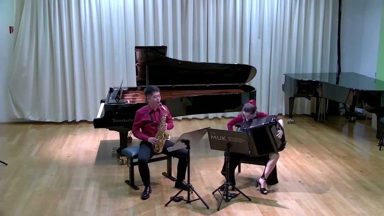 Paul Hindemith - Sonata for Viola and Piano, op. 11, no.  Arr. for Alto Saxophone and Accordion