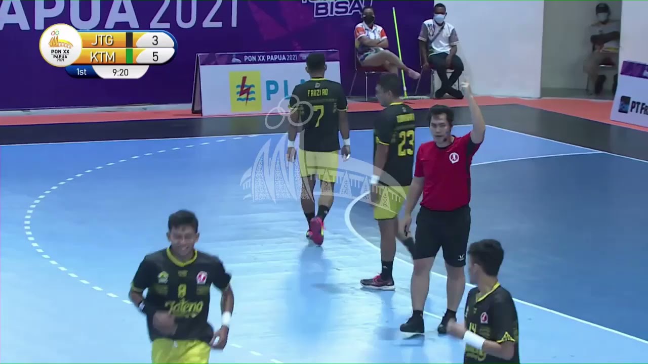 Bronze Medal Handball Man's Team Jateng Vs Kaltim PON XX Papua 2021