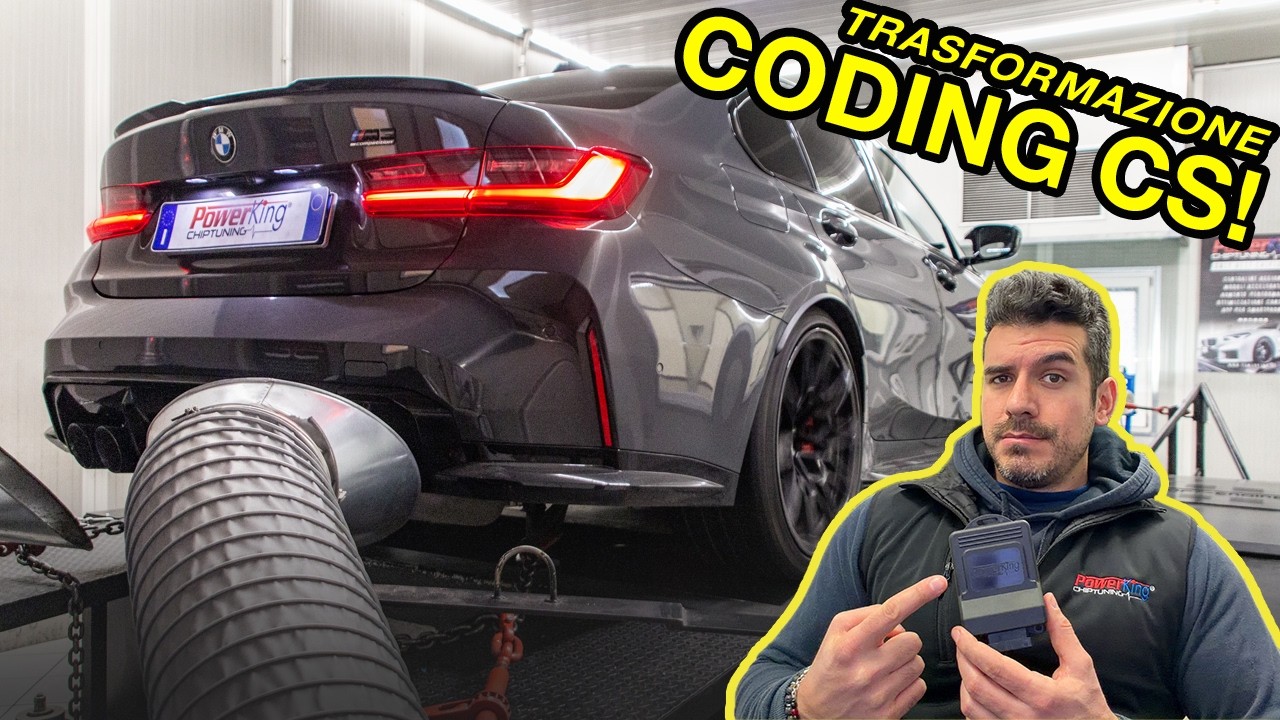 BMW M3 G80 CON SOFTWARE CS + POWERKING BT2: CONFRONTO REALE AL BANCO PROVA!