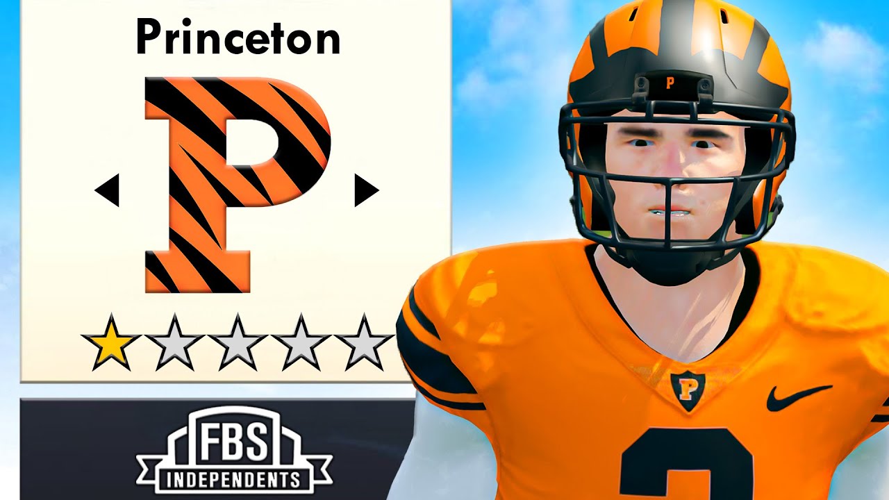 I Created Princeton in NCAA Football