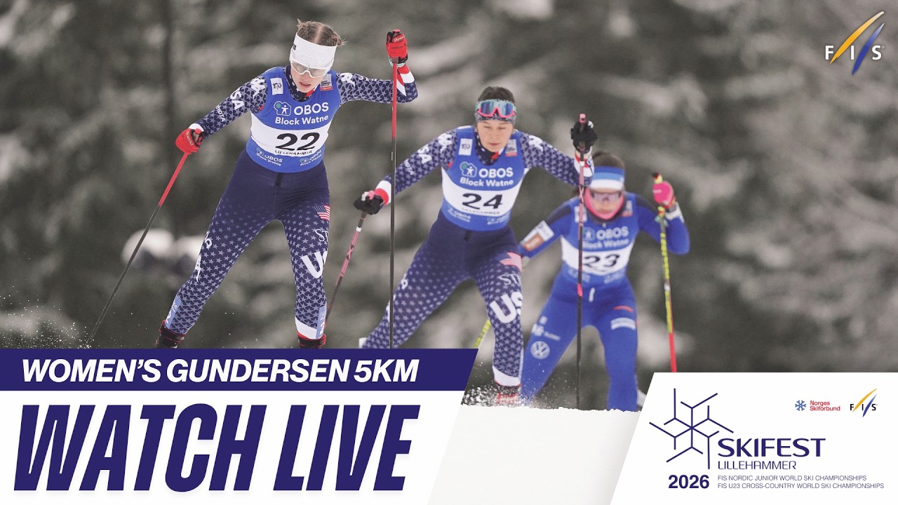 LIVE | Lillehammer (NOR) - W - Ind.  Gundersen 5km - FIS Nordic Junior Ski World Championships