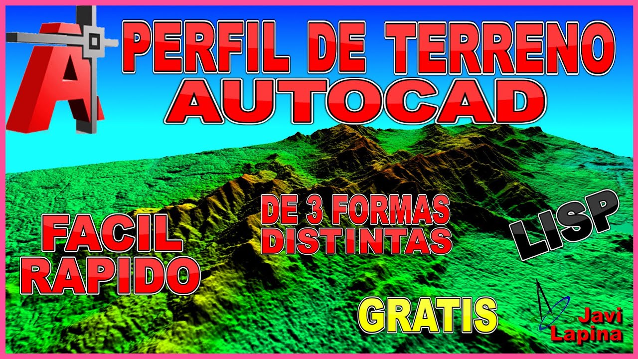 autocad rutina lisp para crear perfil terreno longitudinal/transversal