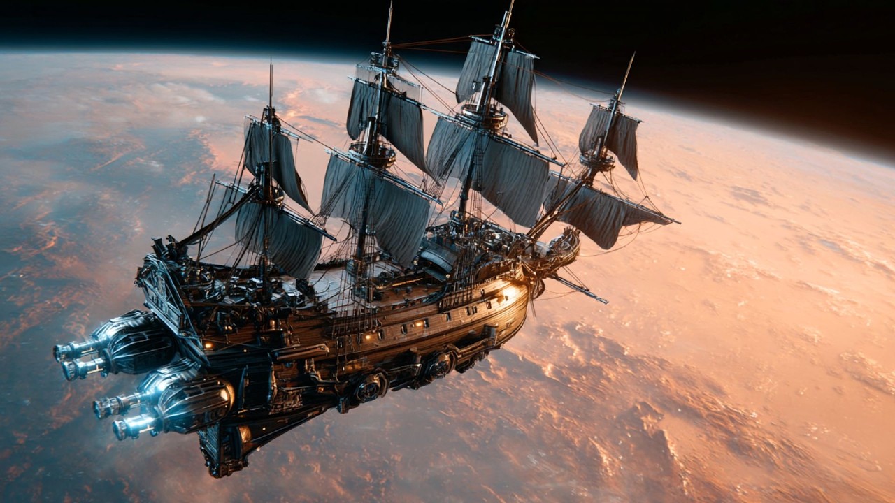 Explosive sci-fi action movie! Space pirates hijacked a spaceship! | Full movies