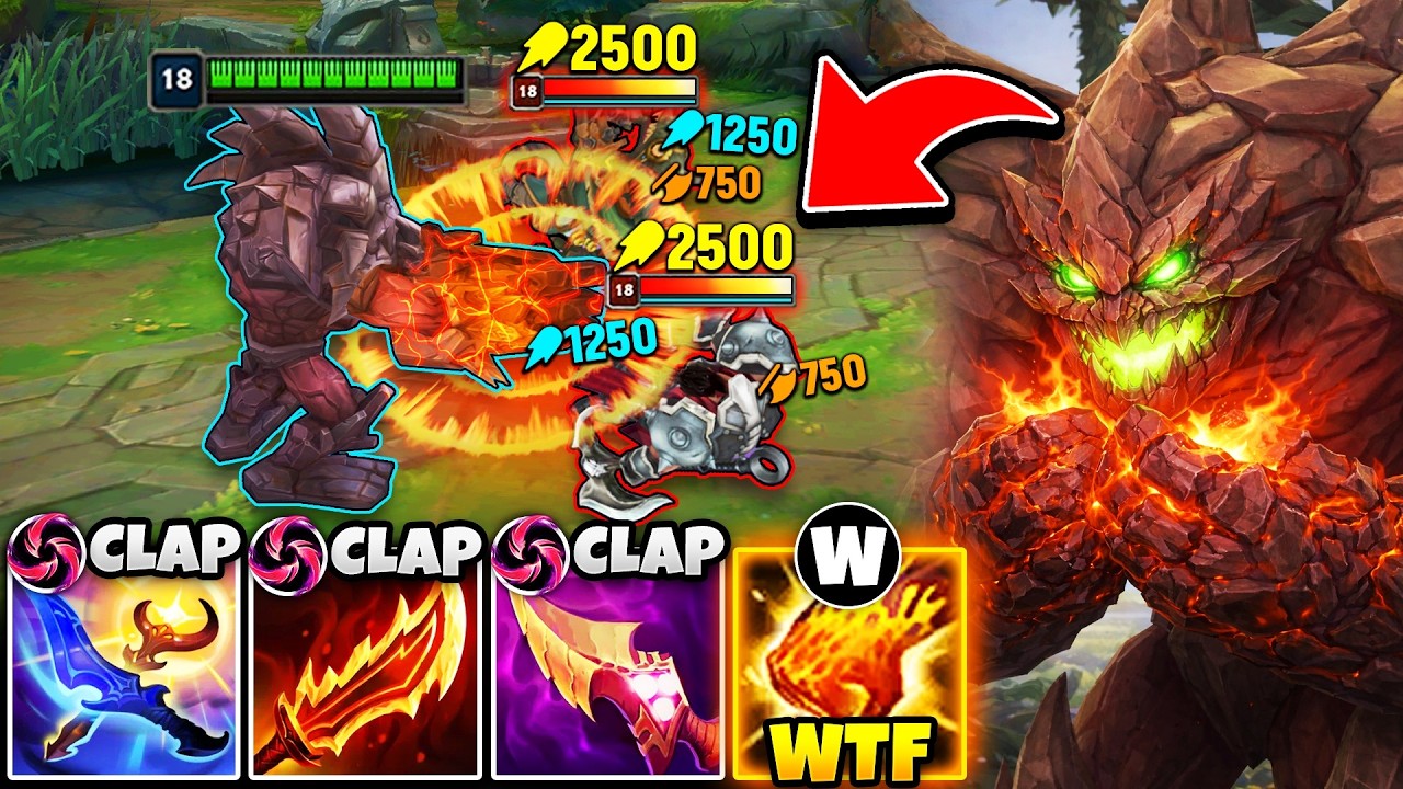 Malphite but my fists create a shockwave that melts you (SUPER CLAP MALPHITE)