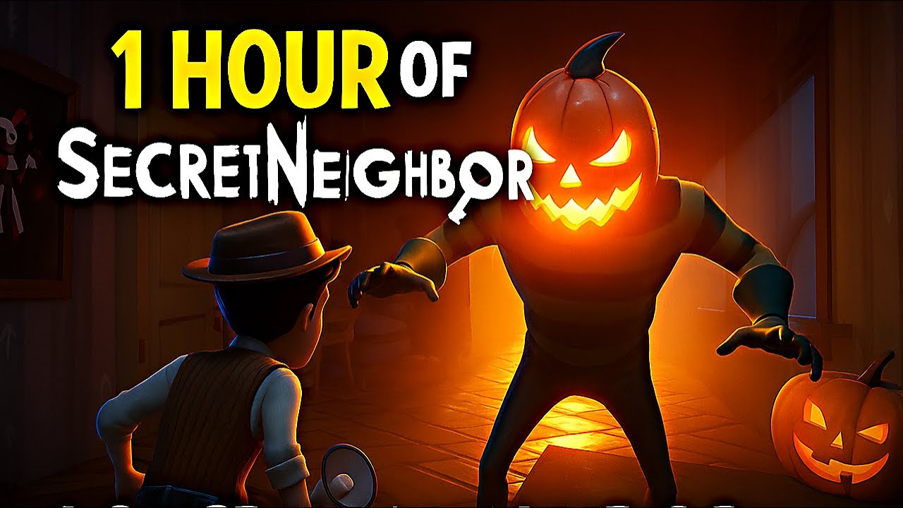 🎮 1 Hour of Secret Neighbor Madness! 🤯 Kids vs Neighbor Chaos
