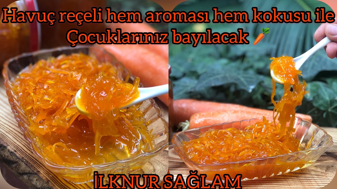 Havuç 🥕 Reçeli Yapımı/Lezzeti Kokusu ve Aromasıyla Çocuklarınız Bu Lezzete Bayılacak/Portakallı💯