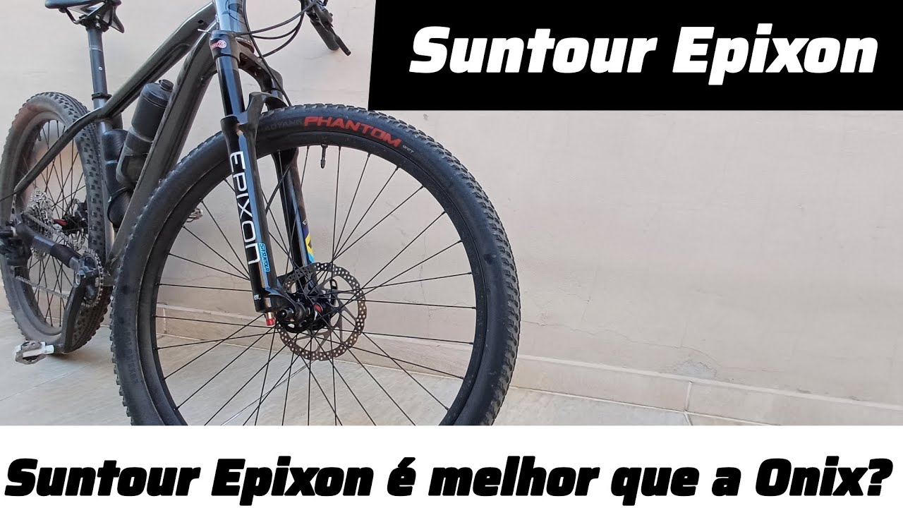 Suspensão Suntour Epixon - Ótima opção 9x100 mm