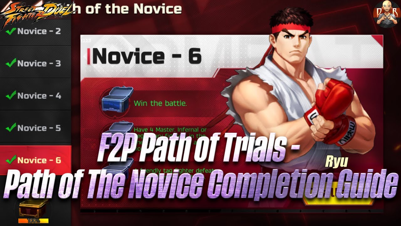 [SF: Duel] -  (July) F2P Path of Trials guide ! Path of the Novice! A Friendly Tag fighter...