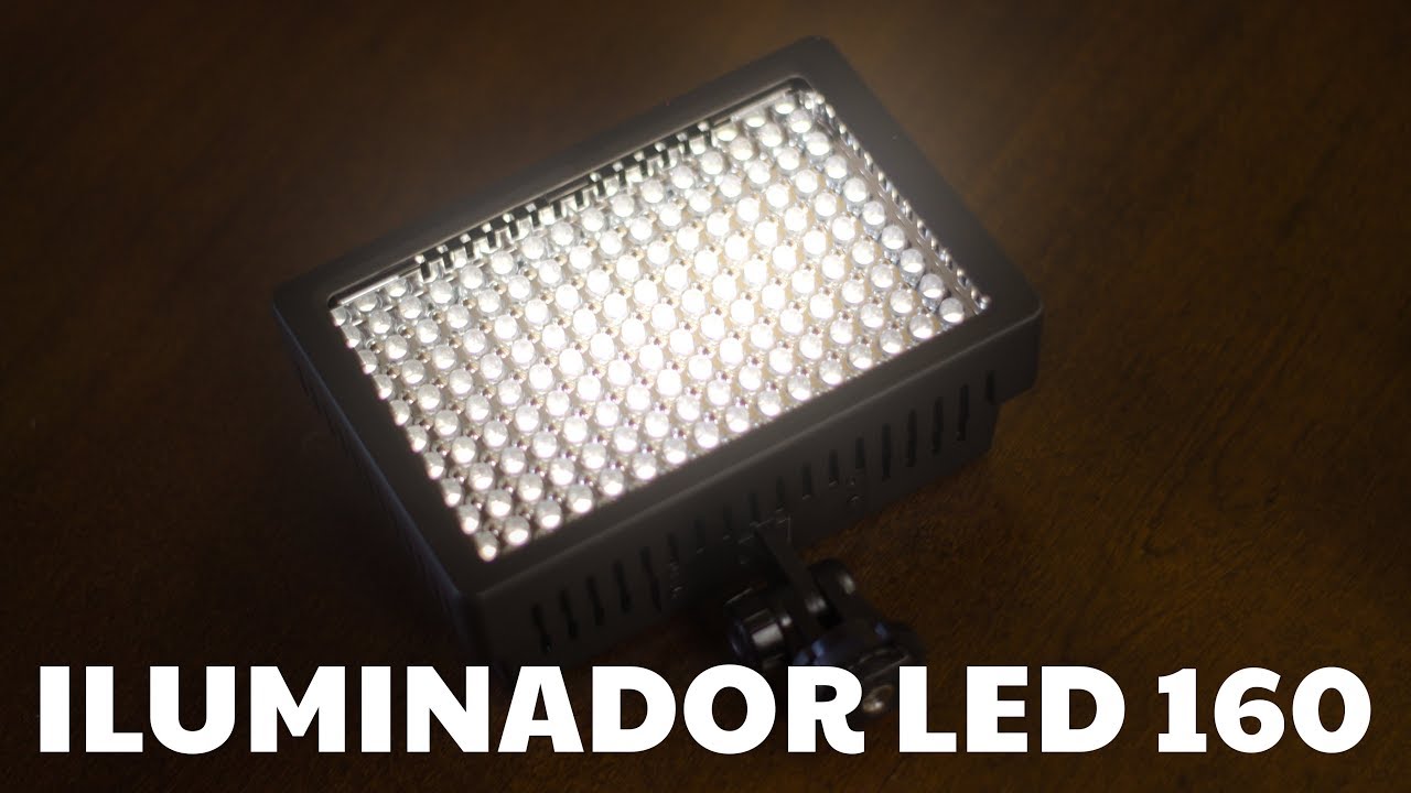 Iluminador LED 160 - Como melhorar a qualidade dos seus vídeos com luz