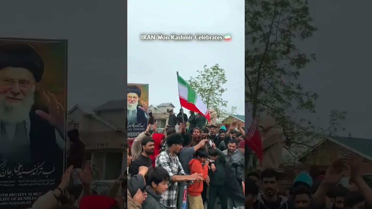 Iran Victory Celebrations in Kashmir 🇮🇷 | Hanjiwera Today Emotional Scenes #shorts