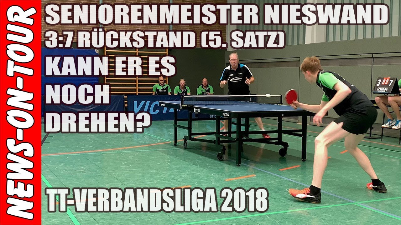 TT-VL (4K60Fps) M. Nieswand - C. Becker |  TTC Schwalbe Bergneustadt 3 vs. TTG Menden | Tischtennis