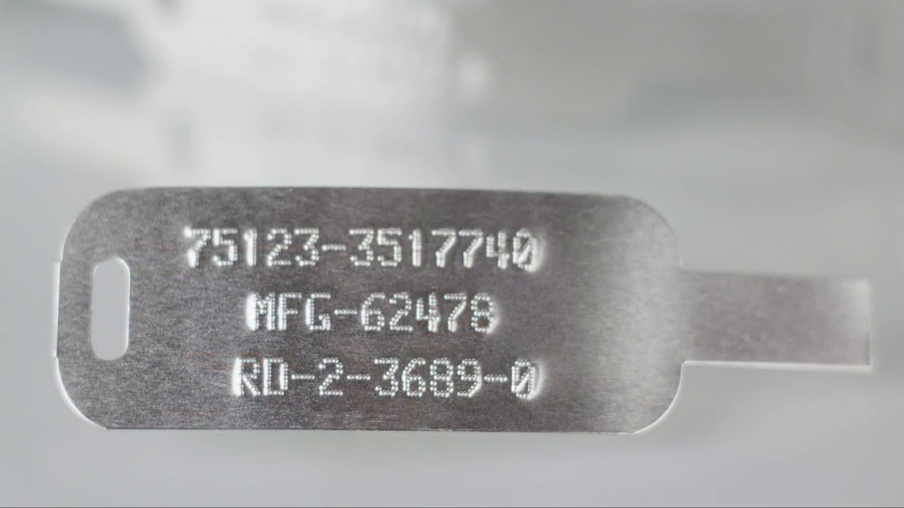 Tongue & Slot Tag Marking Machine