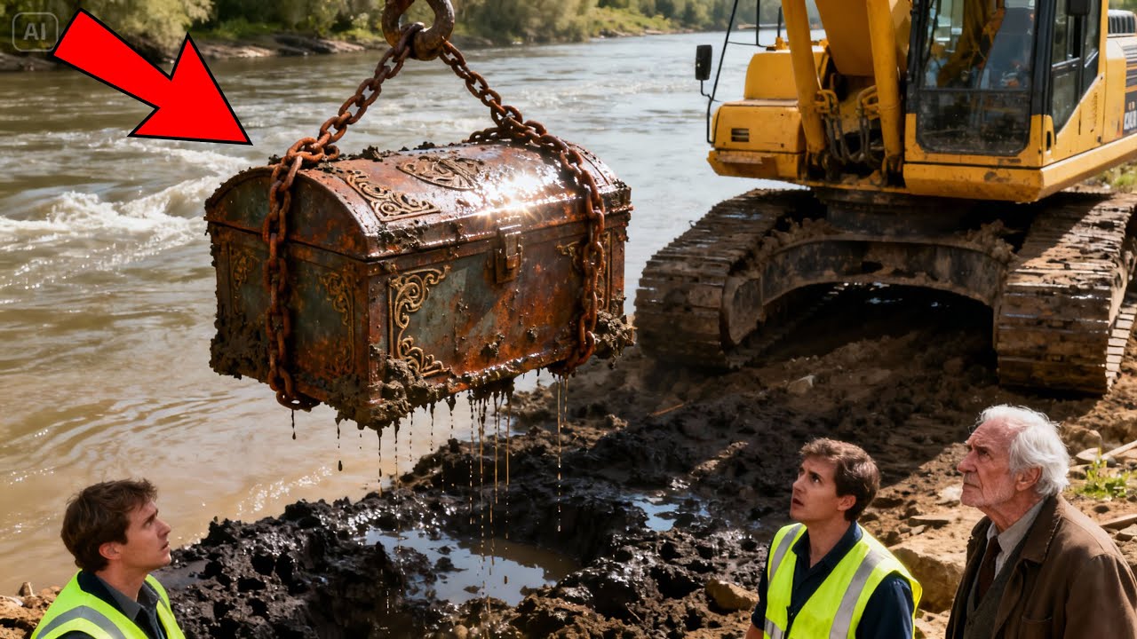 THE RIVER’S 100-YEAR SECRET: WHAT THE EXCAVATOR LIFTED FROM THE MUD STUNNED THE TOWN