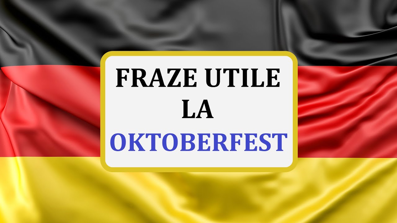 Invata Germana | Fraze utile la Oktoberfest - la festival