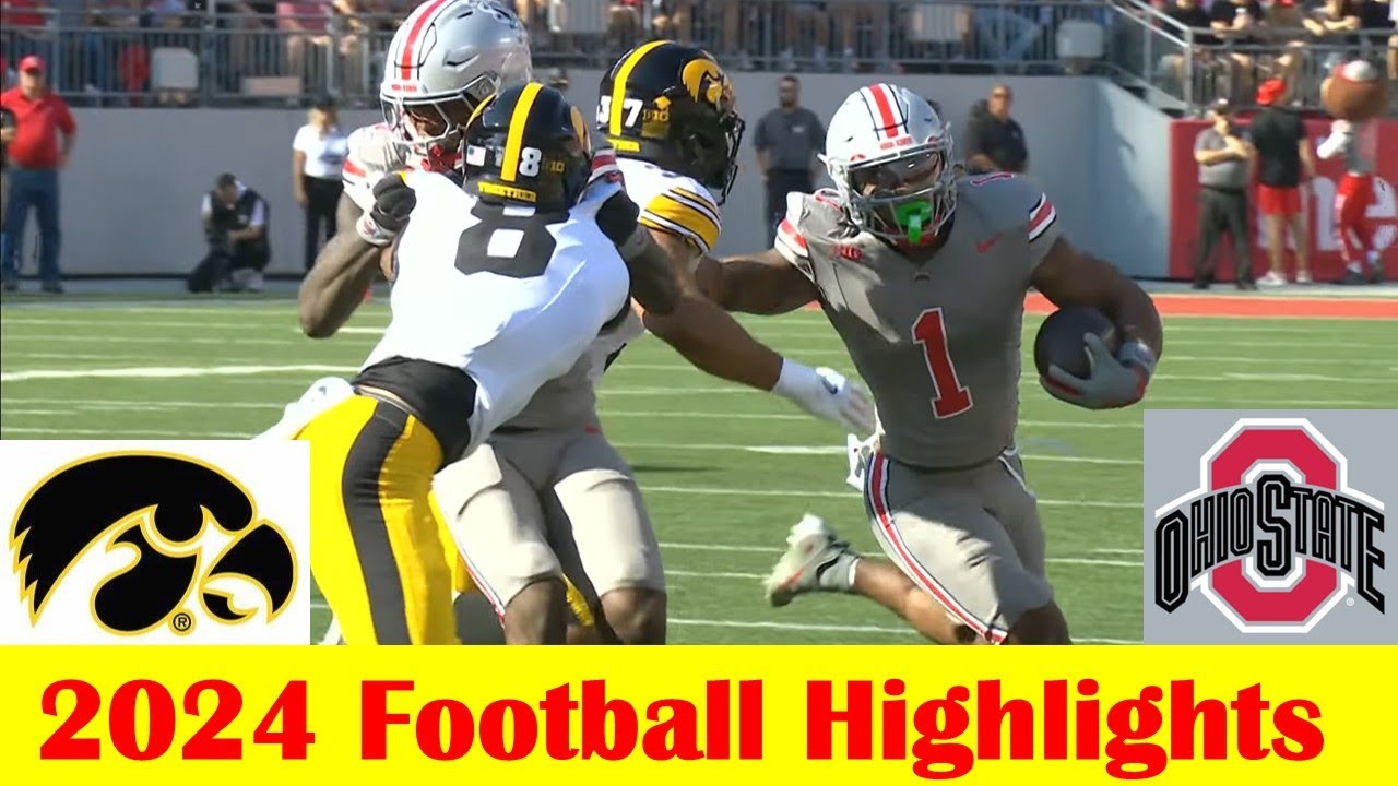 Iowa vs #3 Ohio State Football Game Highlights 10 5 2024