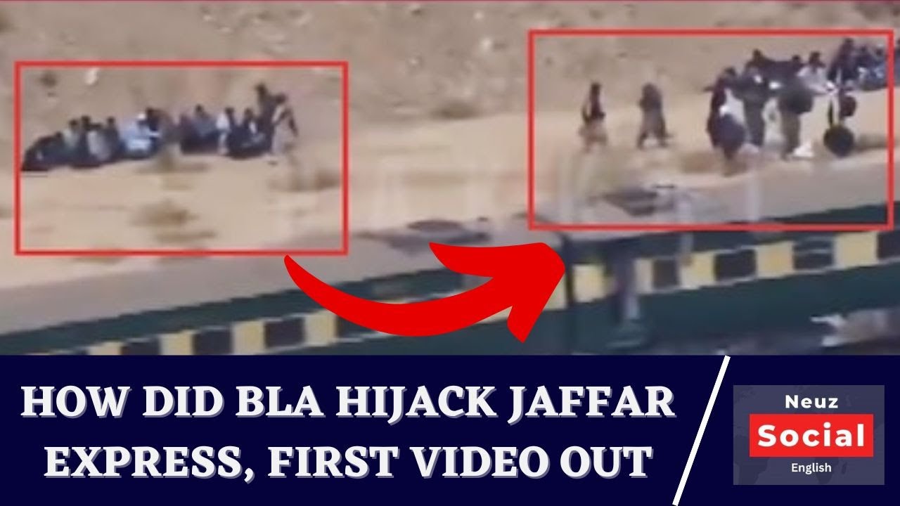 Pakistan Train Hijack: BLA shared first video of Jaffar Express Hijack @NeuzSocialEnglish