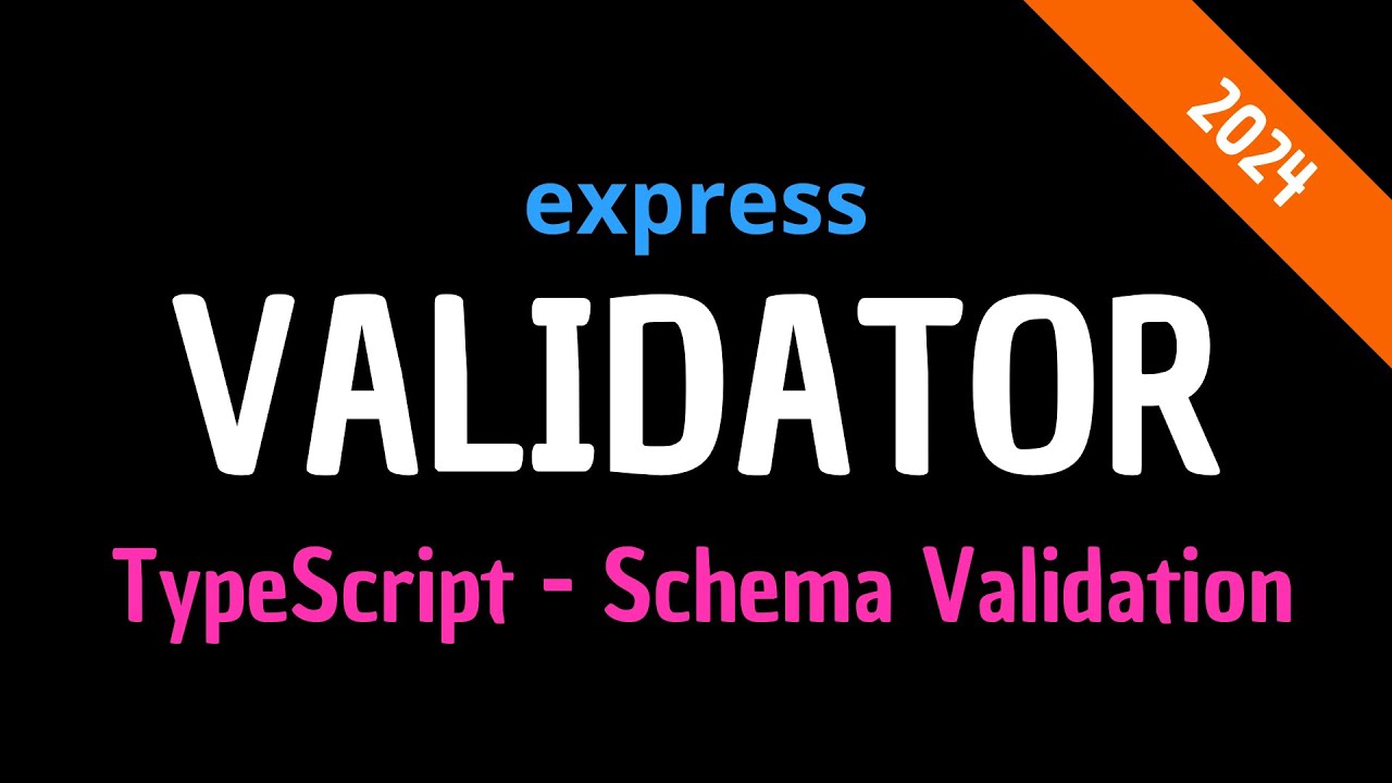 Tutorial Node.js + TypeScript: Express Validator - Chain vs Schema Validation