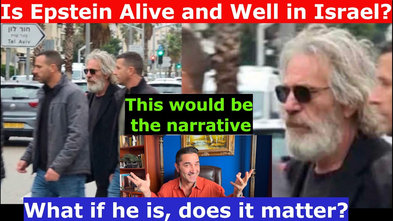 Is Epstein alive and well in Israel? What if he is. Would it matter? What can/would YOU do about it?