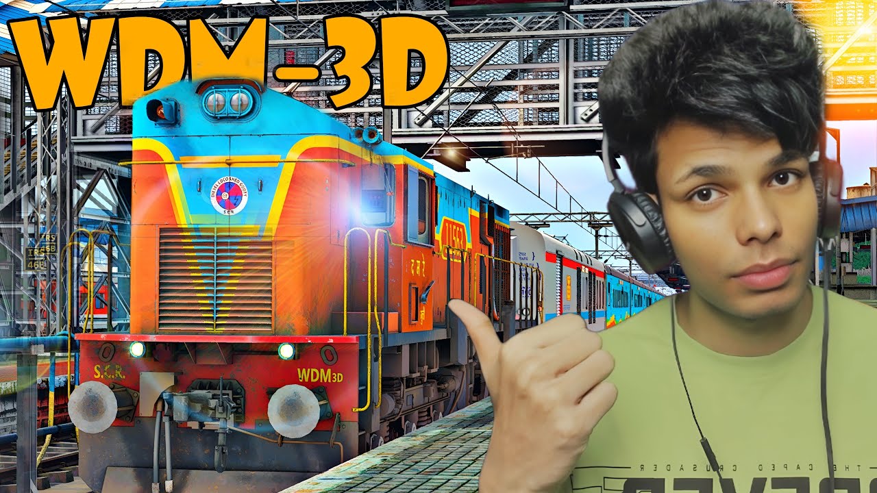 I Drove Humsafar Express With WDM 3D In Indian Train Simulator 