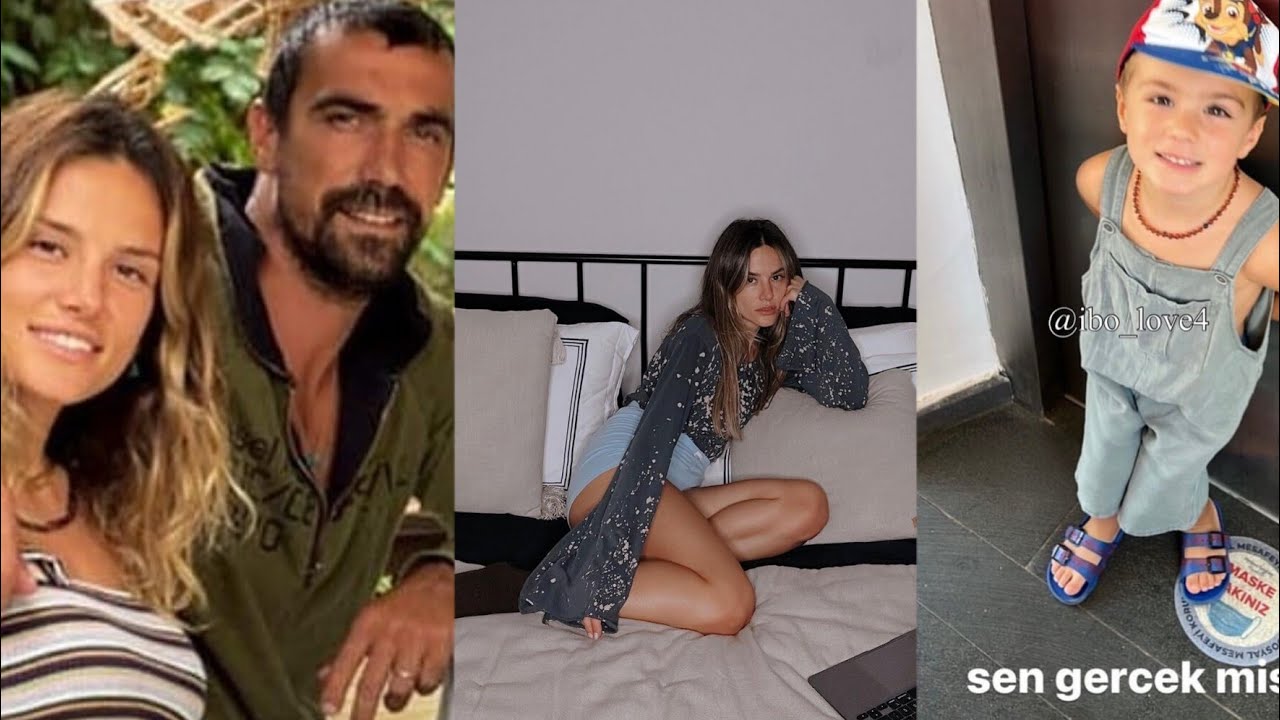 Immagini di İbrahim Çelikkol con la sua ex moglie Mihre Mutlu e il figlio Ali.!#ibrahimçellikol