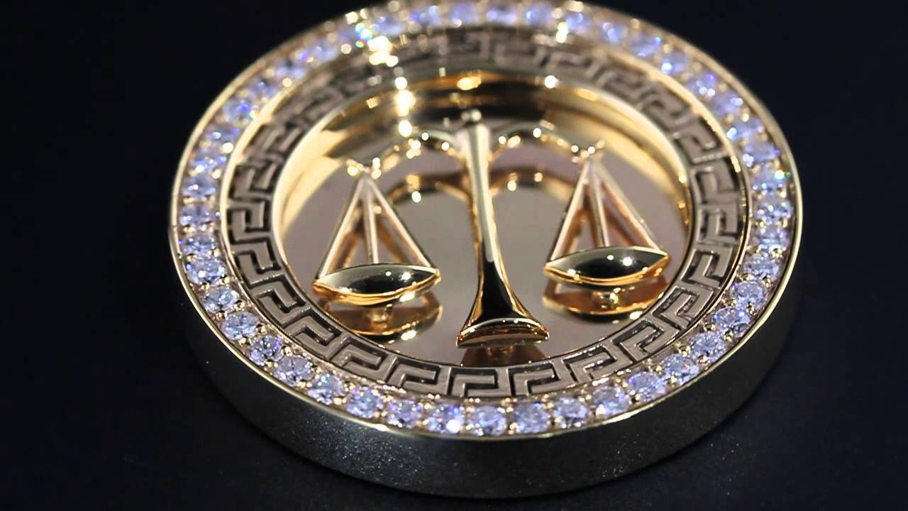 Libra Diamond Pendant | Zodiac | Treasures Jewelry