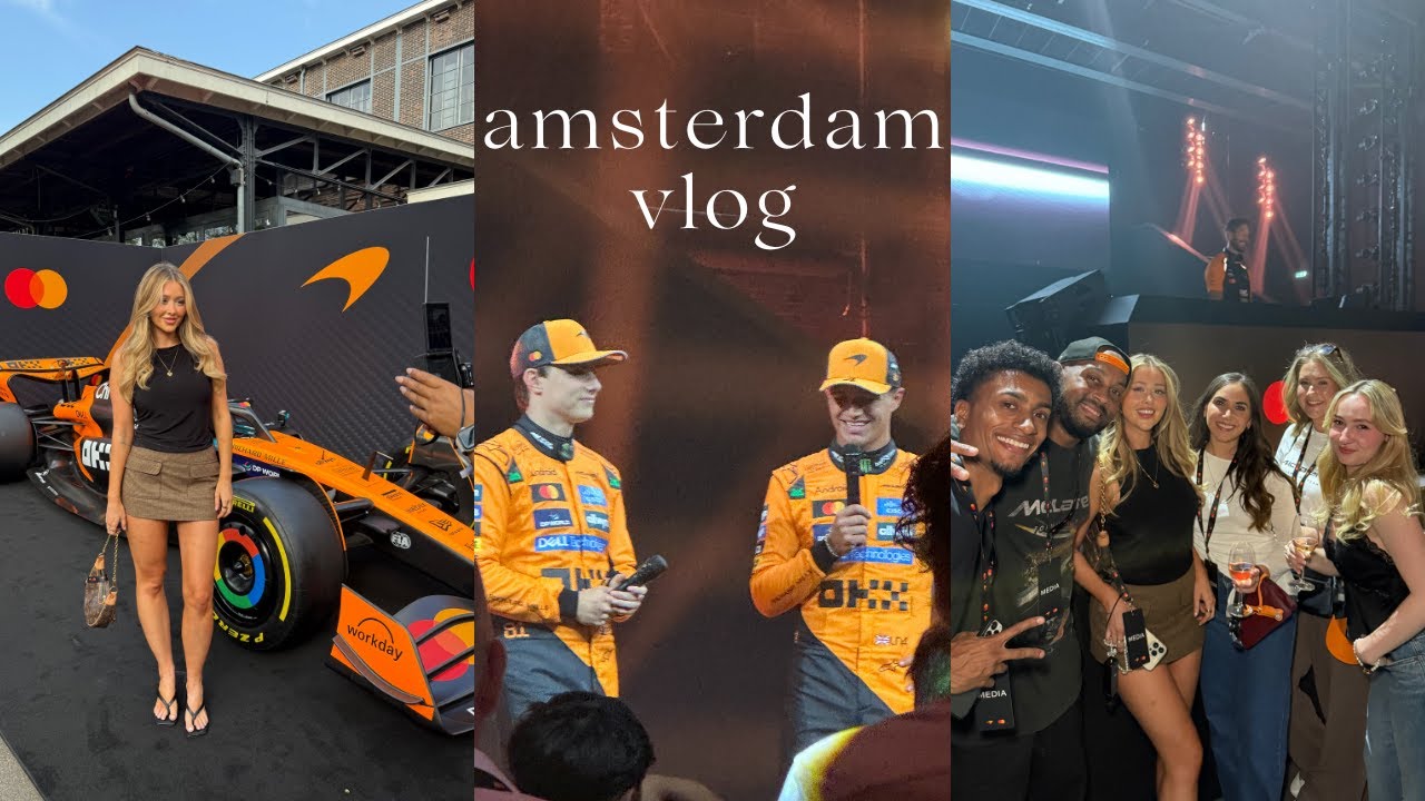 AMSTERDAM WITH MCLAREN AND MASTERCARD - mini vlog