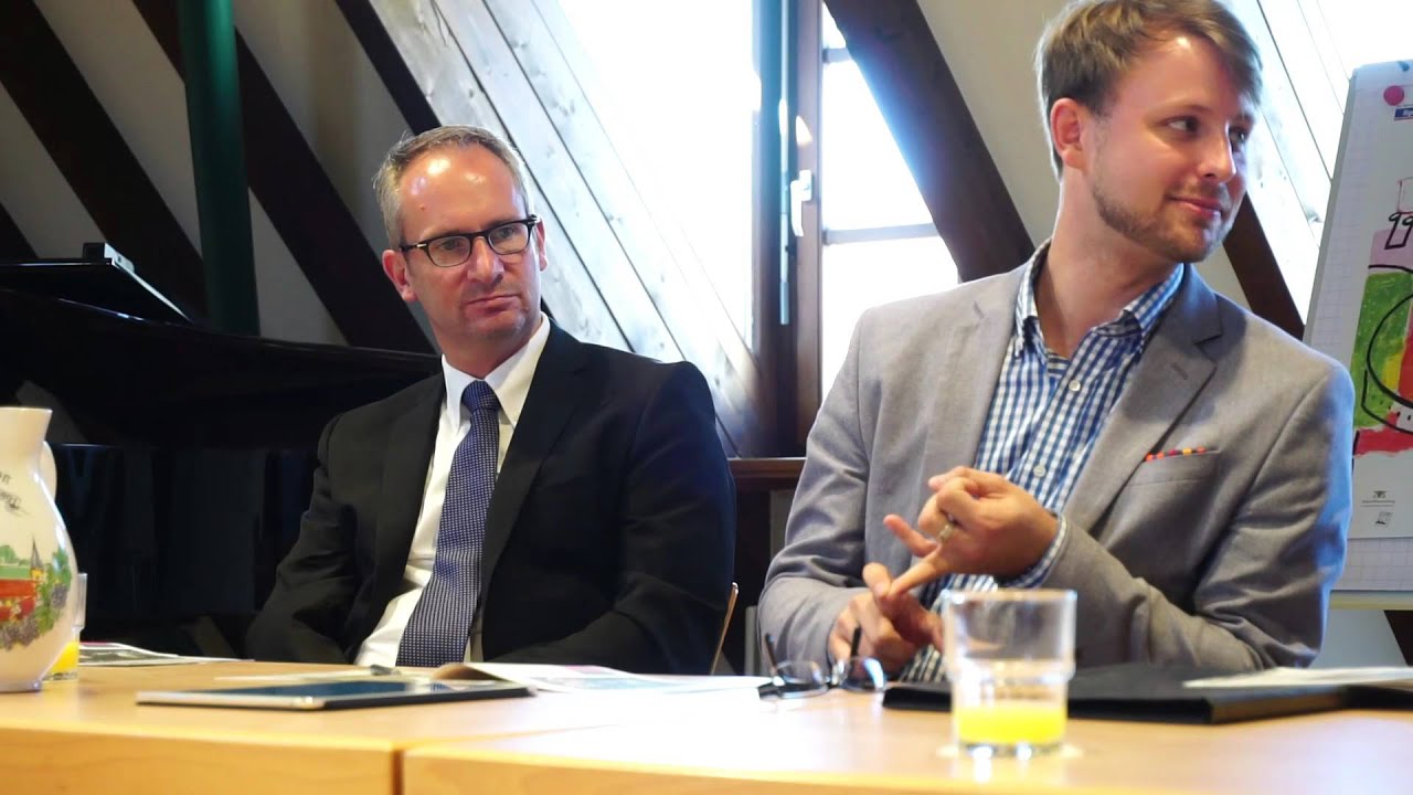 11.09.2015: Pressegespräch im Turmzimmer Rathaus Weingarten