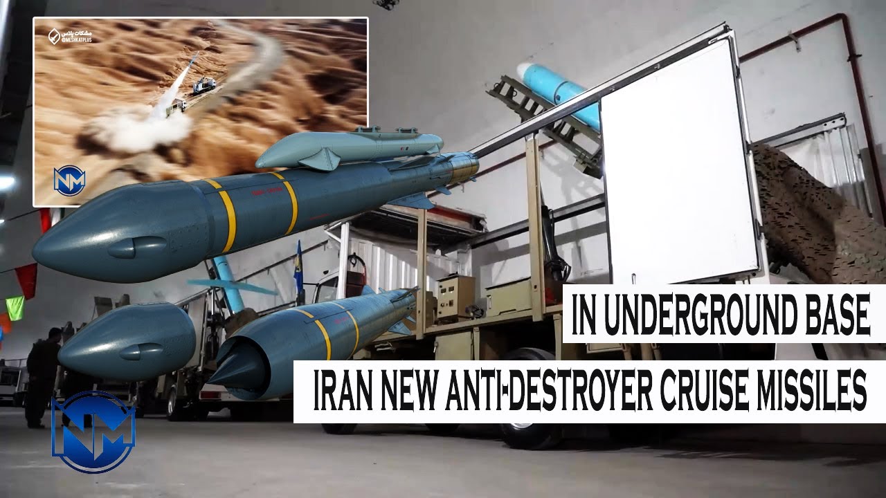 IRAN IRGC Navy unveils underground base housing anti-destroyer cruise missiles