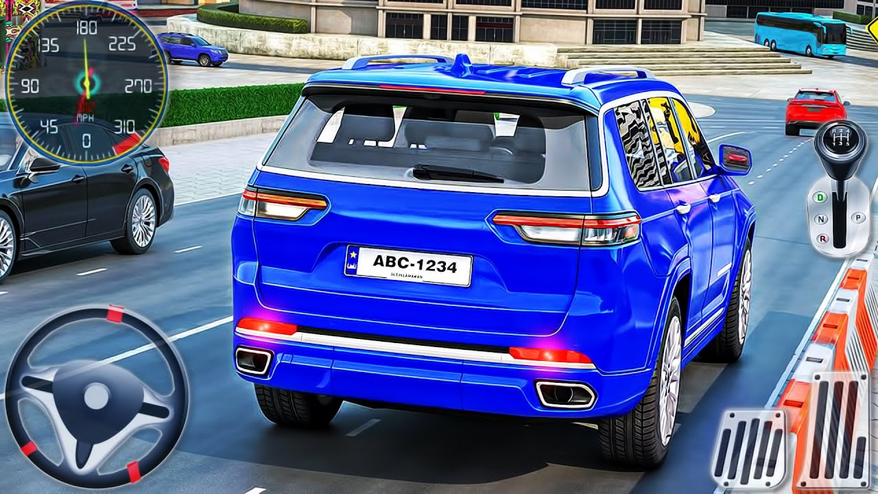 School Car Driving Simulator 3D - Modern Cars Parking Real Multi-Storey - Android GamePlay