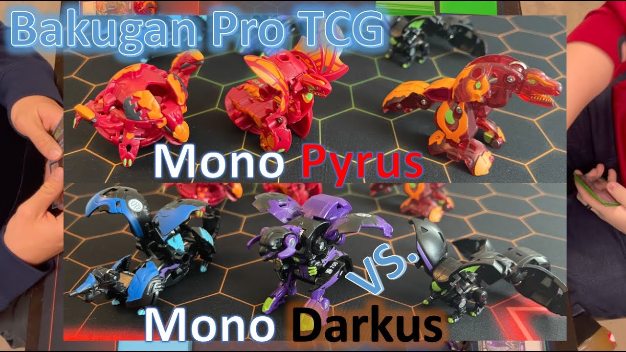 Mono Pyrus vs. Mono Darkus Madness |  Bakugan Pro TCG Brawl