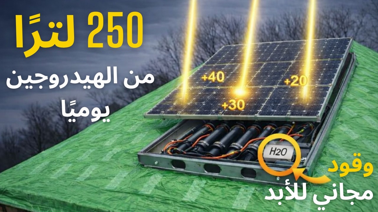 تقنية تحول الشمس والماء إلى وقود مجاني ثورة الهيدروجين الشمسي التي ستغير عالم الطاقة بحلول 2026