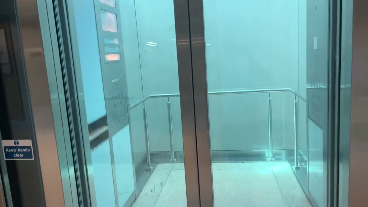 The lifts at John Lewis at WestQuay shopping centre