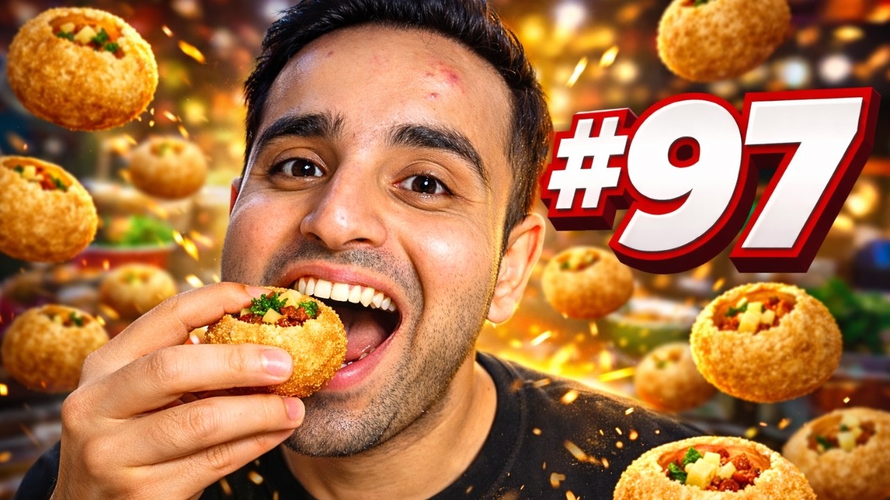 100 Gol Gappe (Pani Puri) Challenge For 10,000 Rs