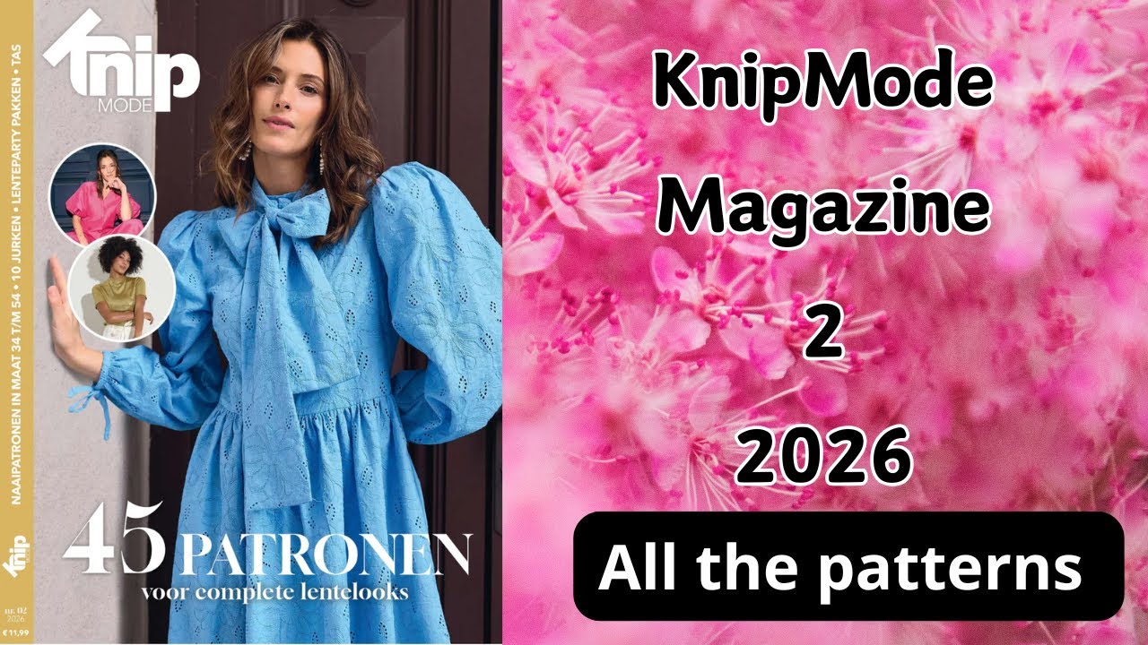 #KnipMode 2/2026 #knipmodemagazine Flip through #FaitMain #sewingMagazine #knip