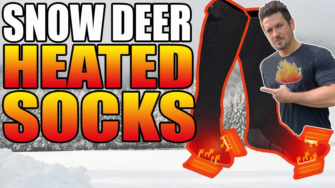 Snow Deer Heated Socks: Keep Your Feet Warm Up to 7 Hours and Stay Hunting Longer!