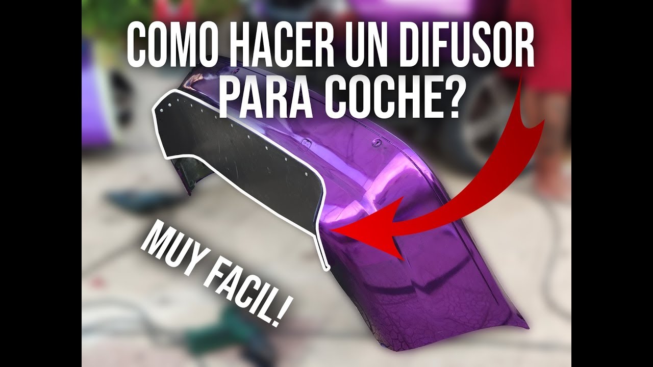 Como hacer un difusor para coche? Proyecto BMW casi acabado!