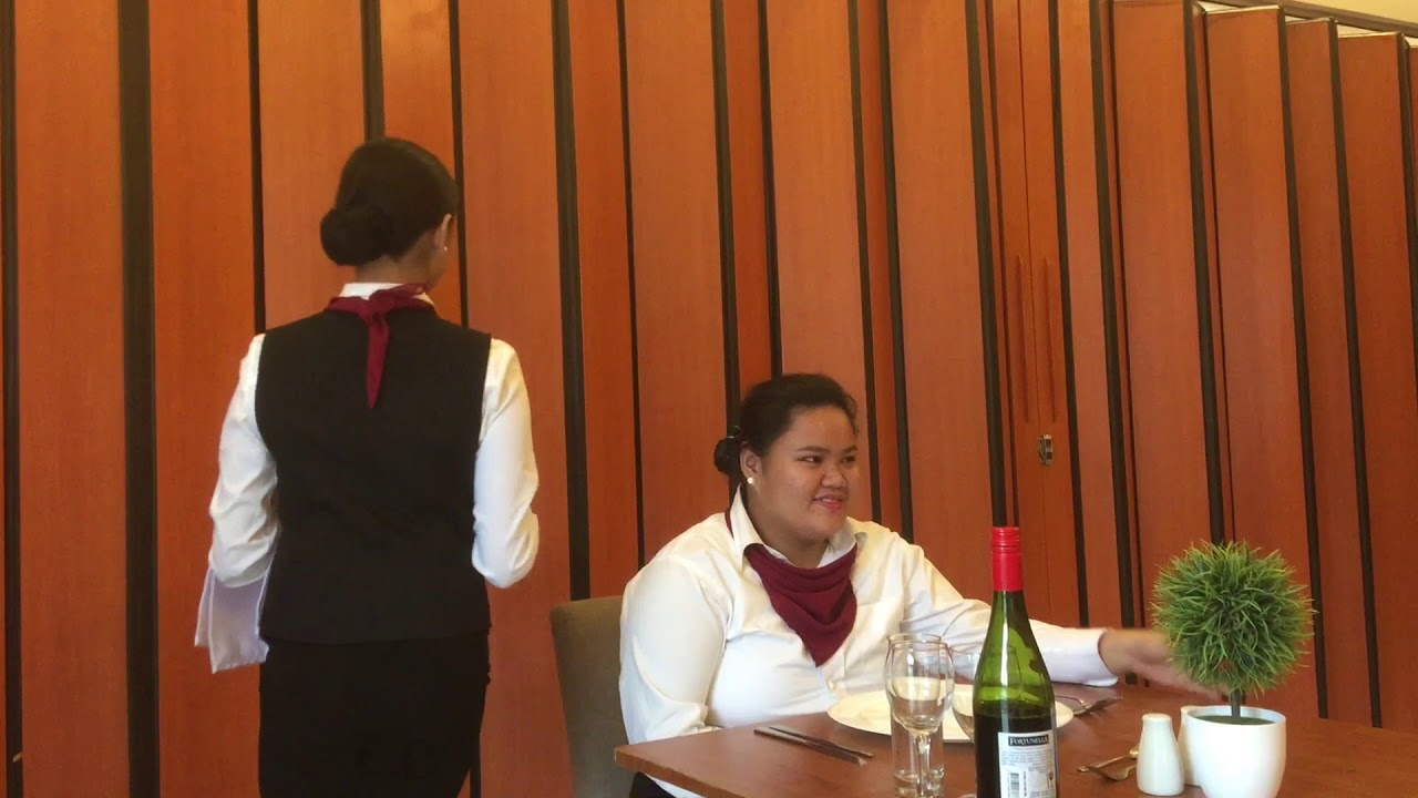Food and Beverage Service Sequence (American Service)